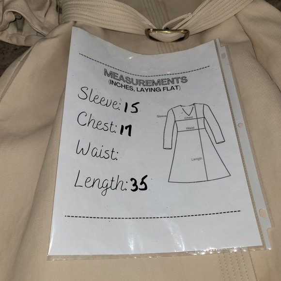 Sandro Paris Beige Cotton-Linen Belted Puff Sleeve Dress Sz4 Quiet Luxury Preppy - Picture 12 of 13